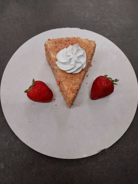 Strawberry Scooter Crunch Cheesecake Slice